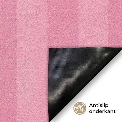 Gestreept - Roze - Chéri Deurmat klein -antislip_NL