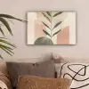 Modern - Roze - Groen - Natuur - Aesthetic canvas 2cm klein -sfeer1