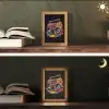 Radio - Graffiti - Box - Kleuren - Zwart Light Box met kabel (Tafellamp) klein -sfeer3