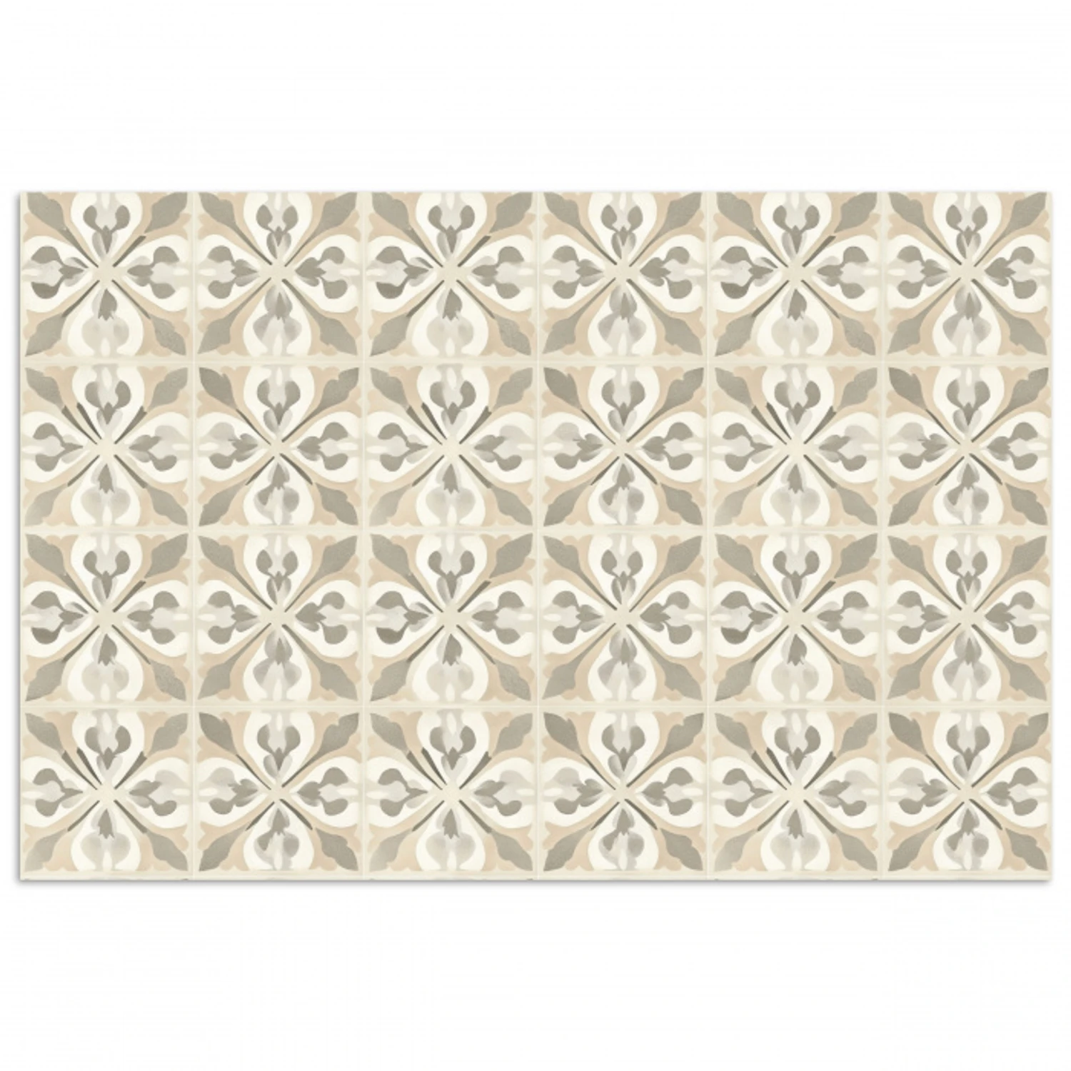 Tegel - Motief - Beige poster papier klein 62 -3d