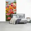 Bloemenveld - Klaprozen - Kleurrijk fotobehang vinyl groot -slaapkamer