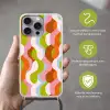 Abstract - Vormen - Roze Hoesje iPhone 16 Pro Max met koord klein -sfeer2_NL