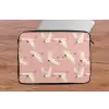 Modern - Kraanvogels - Roze laptophoes neopreen klein 279 -tafel
