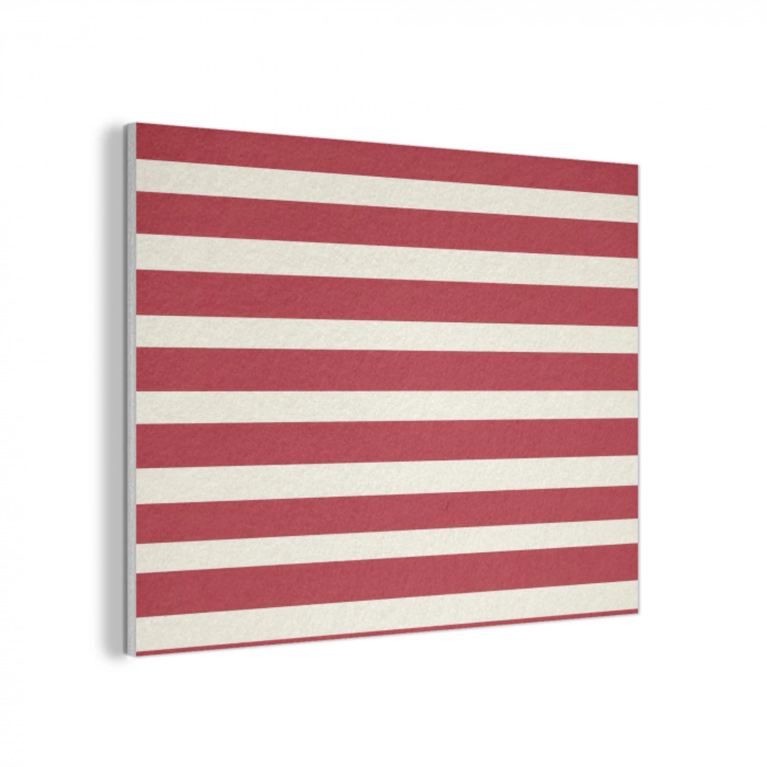 Strepen - Patroon - Rood PET vilt klein 837 -3d