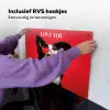 Hond - Hartjesbril - Loveyou - Rood Inductie beschemer met haakjes klein -ky-ophangen-nl