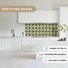 Patroon - Tegel - Groen keuken achterwand 2 middel 871 -sfeer4_NL