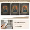 Zebra - Abstract - Blauw Light Box met kabel (Tafellamp) klein -USP_dimbaarNL