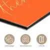 If not now then when - Oranje - Geel - Levendig aluminium wit klein -closeup_NL