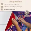 Sierlijk - Bloemen - Vlinder - Paars keuken achterwand spatscherm klein -spatscherm_NL