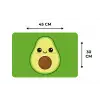 Avocado - Groen - Speels Placemat vinyl groot -specs