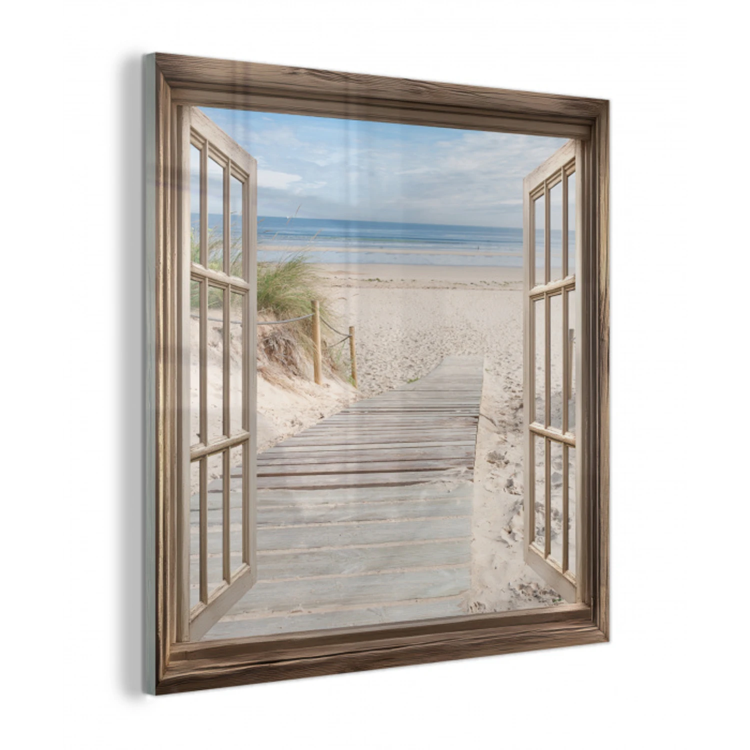 Doorkijk - Strand - Duinen - Pad - Landschap plexiglas 5mm klein -z3d