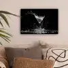 Martini - Spetters - Zwart - Glas canvas 2cm klein -sfeer1