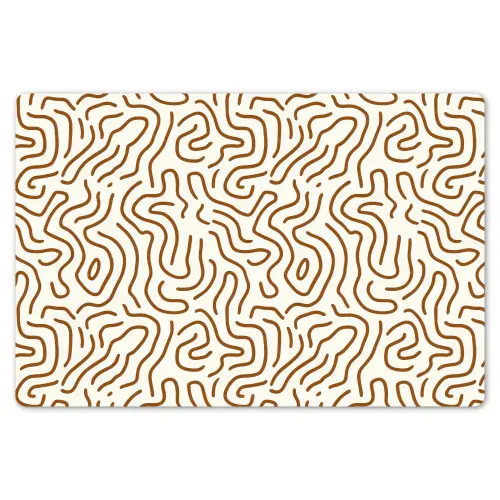 Minimalistisch - Patroon - Terracotta Placemat vinyl groot 368 -zzsfeer1_Kitchenyeah-website