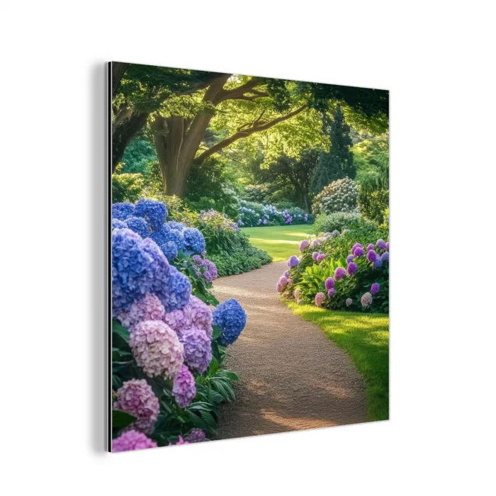 Hortensia- Park - Pad aluminium wit klein -3d