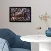 Marmer - Goud - Roze fotolijst zwart zonder passe partout klein -sfeer4