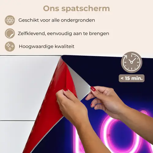 Neon - Love - Valentijn keuken achterwand spatscherm klein -spatscherm_NL