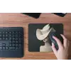 Vrouw - Golvende - Hoed muismat rubber klein -toetsenbord