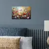 Bloemen - Kunst - Natuur - Olieverf poster papier klein -sfeer2