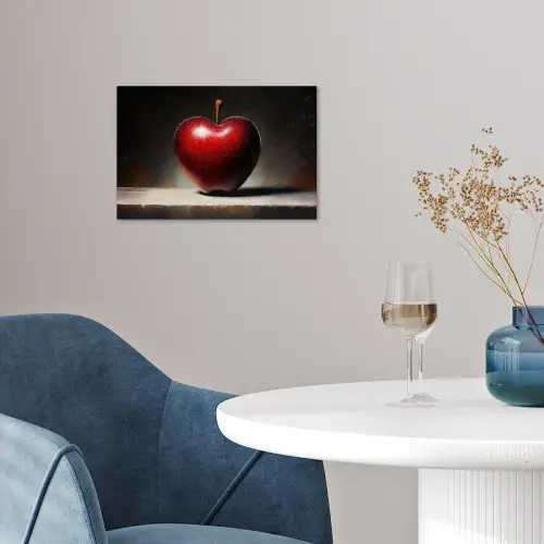 Apple - Hart - Rood poster papier klein -sfeer3