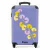 Summer memories - Takken met kleurrijke bloemen NBS - Handbagage koffer - Kinderen Unisex middel -productfoto_recht
