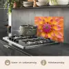 Dahlia - Bloem - Oranje keuken achterwand spatscherm klein -usp_NL
