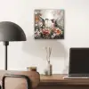 Kolibrie - Vogels - Bloemen - Natuur aluminium wit klein -sfeer5