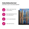 Skyline - Wolkenkrabbers - Water - Blauw Inductie beschermer vinyl 3mm klein -wsfeer2_website