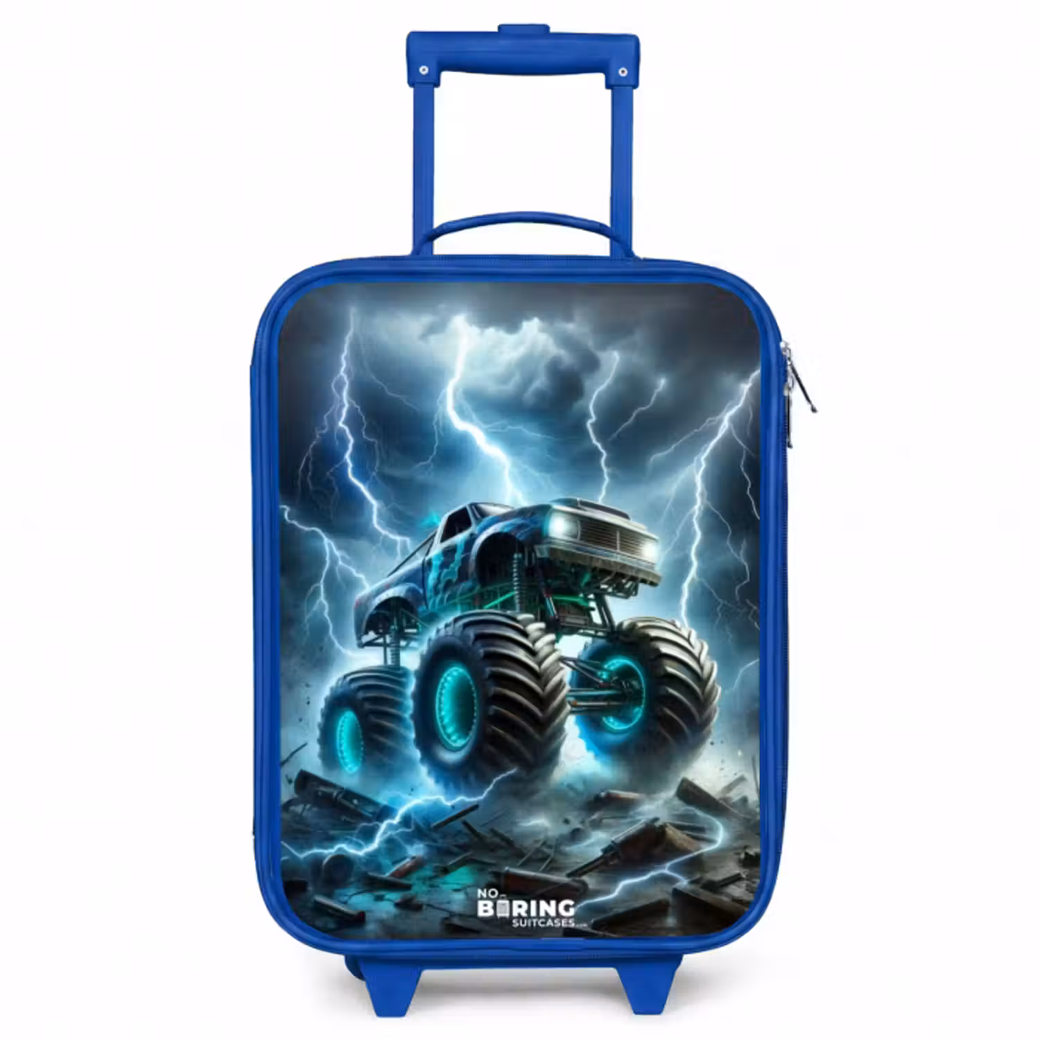 Kinderkoffer - Blauw - Thunder Wheels