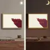you go girl - 3D - Rood Light Box met batterij (Wandlamp) middel -sfeer3