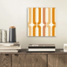 U-vorm - Retro - Oranje aluminium wit klein 46 -sfeer1