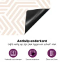 Abstract - Patronen - Design Inductie beschermer vinyl 3mm klein 276 -zzzzzzz-cc-onderkant