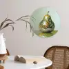 Fruit - Disco - Art - Glitter Wandcirkel plexiglas klein -sfeer4