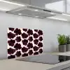 Bloemen - Aquarel - Paars keuken achterwand spatscherm klein 900 -3d_schuin