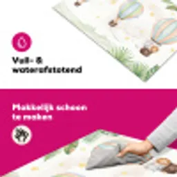 Aquarel - Luchtballonnen - Pastel Inductie beschermer vinyl 3mm klein -wsfeer6_website