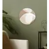 Ovale vormen - Transparant - Zachte overgang Wandcirkel kunststof plaat 5mm dik klein -sfeer3