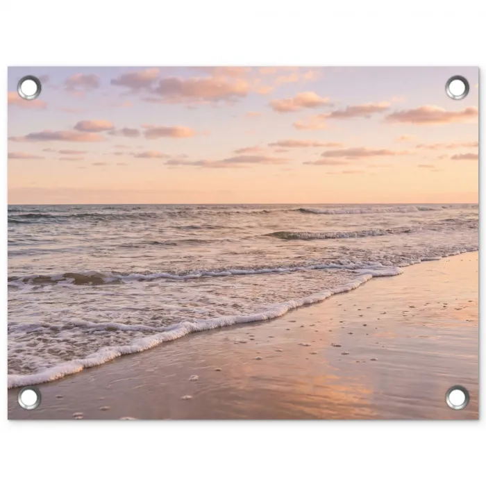 Strand - Branding - Wolken tuinposter los doek klein -3d