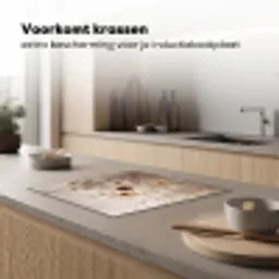 Wilde bloemen - Botanisch - Vintage - Natuur - Rustiek Inductie beschermer vinyl 3mm middel -sfeer1