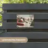 Kerstsfeer - Landelijk - Rood tuinposter los doek klein -sfeer3