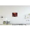 Vrouw - Donuts - Kleurrijk textielposter latten blank klein -kinderkamer