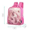 Eenhoorn - Roze - Vlinder - Bloemen Kinderrugzak - Roze middel -productfoto_formaten