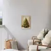 Kerst - Sfeer - Groen Tuinposter op houten frame 2 cm dik klein -sfeer1