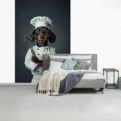 Hond - Garde - Kok fotobehang vinyl groot -slaapkamer