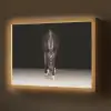Paard - Modern - Portret Light Box met batterij (Wandlamp) middel -z3d_website