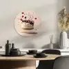 Cheesecake - Eten - Roze - Taart KitchenYeah - Keuken - Wandcirkel Forex klein -sfeer2