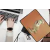 Kerkuil - Koksmuts - Oranje - Vogel laptophoes neopreen klein -bureau