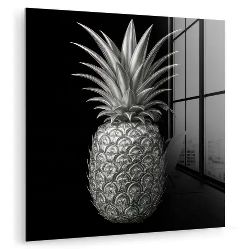 Ananas - Gedetailleerd - Bladeren plexiglas 5mm klein -zzzproduct_nieuw