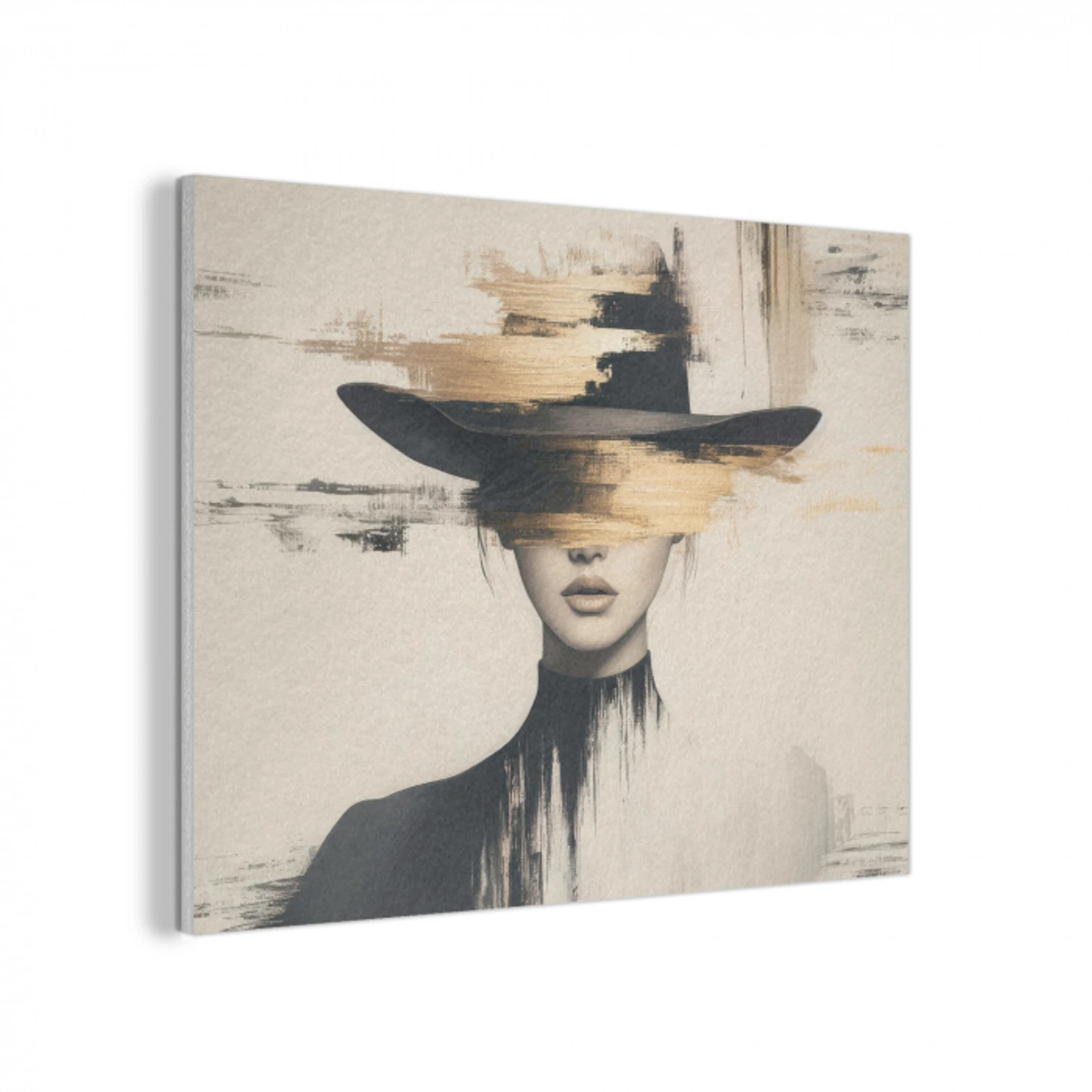 Vrouw - Hoed - Verf PET vilt klein -3d