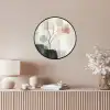 Wabi sabi - Beige - Plant Fotolijst rond zonder passe partout klein -sfeer3