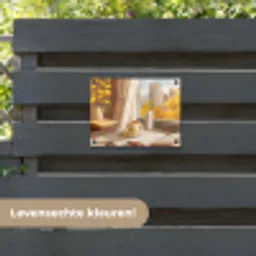 Thee - Boek - Thee - Herfst tuinposter los doek klein -sfeer3
