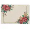 Kerst - Poinsettia - Omlijsting - Kleurrijk Deurmat klein -zkaufland3d